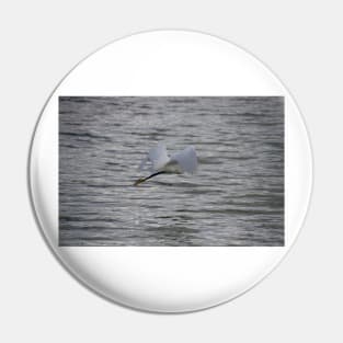 Flying Egret Pin