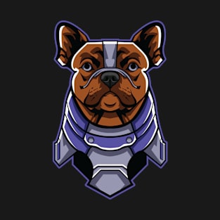 cyborg dog illustration T-Shirt