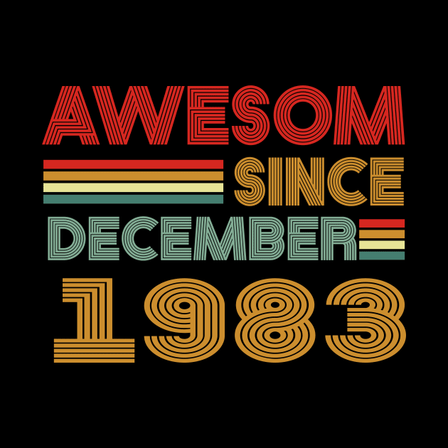 40th birthday awesom since december 1983 by MetalHoneyDesigns