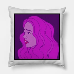 Sad woman Pillow