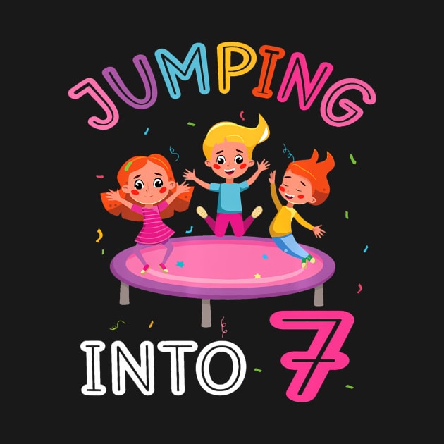 Jumping Into 7 Year Old Birthday Trampoline 7Th Party by Zoe Hill Autism