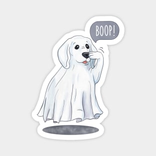 Boop the Dog Ghost (Friendly)! Magnet