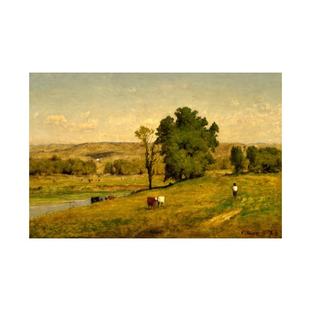 Landscape by George Inness by Classic Art Stall