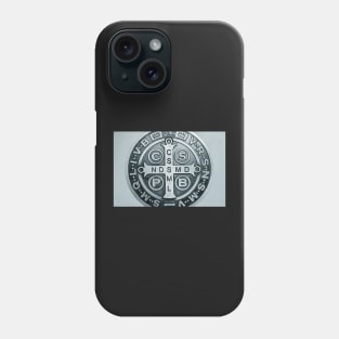 Saint Benedict Cross medal photograph Phone Case