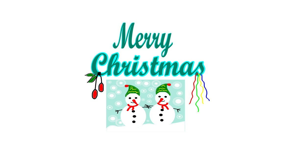 Merry Christmas - Christmas - Sticker | TeePublic