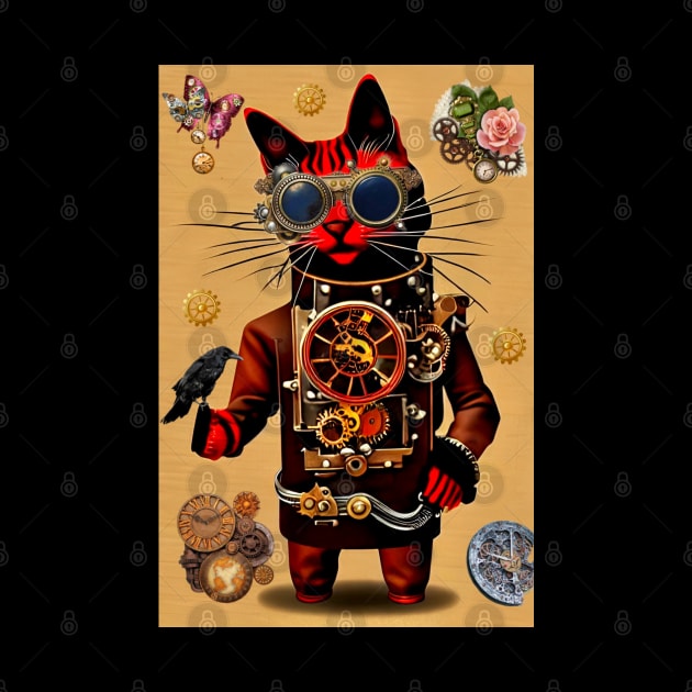 Silas! The Steampunk Kitten by Black Cat Alley