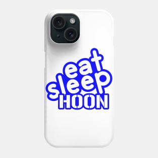 Eat Sleep Hoon - blue Phone Case