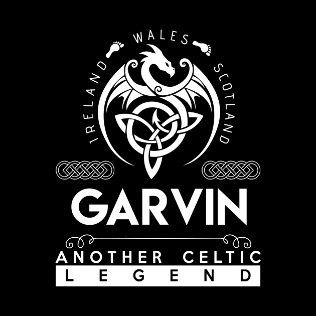 Garvin Name T Shirt - Another Celtic Legend Garvin Dragon Gift Item by harpermargy8920