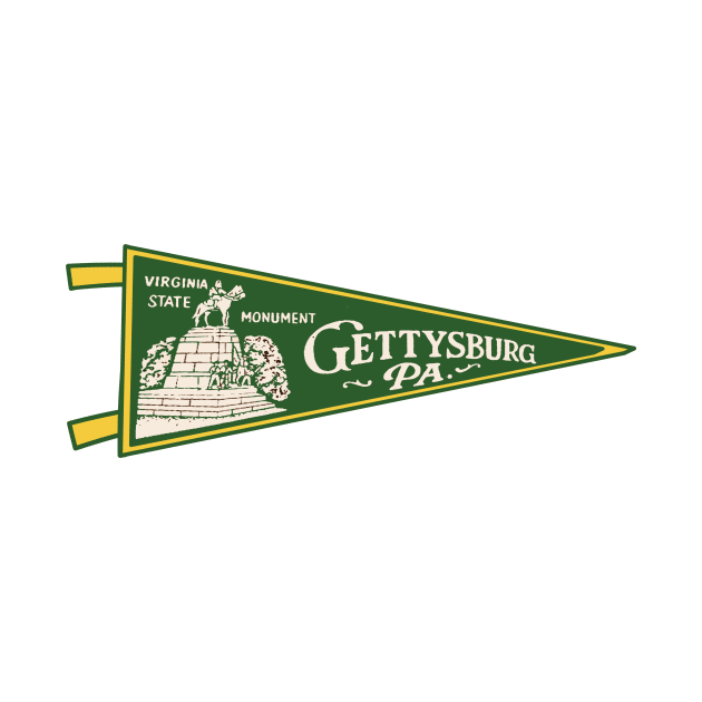 Gettysburg Pennsylvania Pennant by zsonn