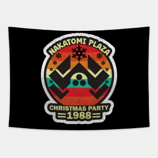 Nakatomi Plaza Christmas Vintage Xmas Tapestry