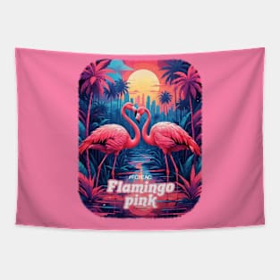 Flamingo Pink Tapestry