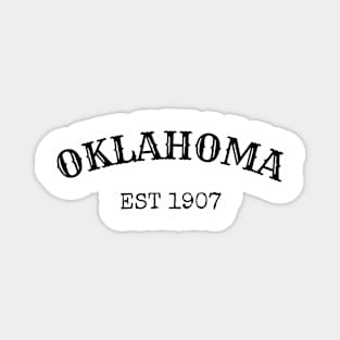 Oklahoma Est 1907 Magnet