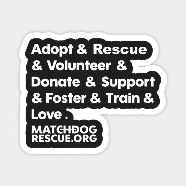 MDR & tee design Magnet by matchdogrescue