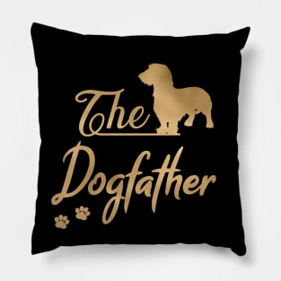 Wirehaired Doxie Dachshund - Dogfather Pillow