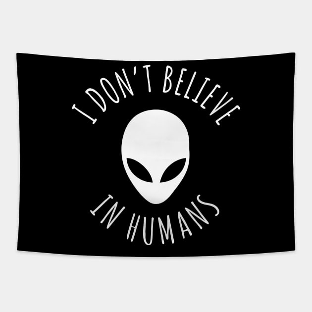 I don't believe in humans Tapestry by martinroj