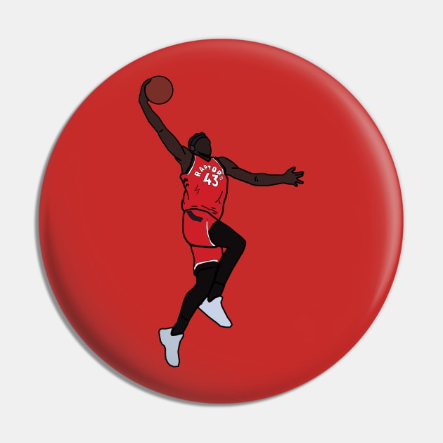 Pascal Siakam Dunk - Toronto Raptors Pin by xavierjfong