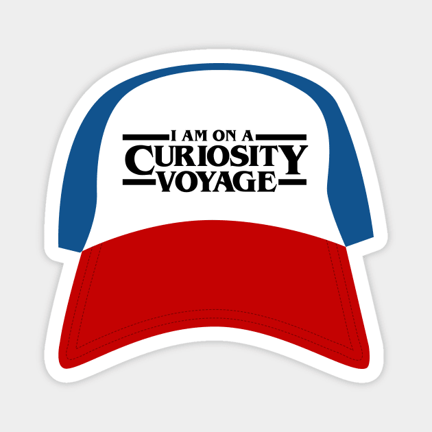 Stranger Things Curiosity Voyage Magnet by designedbygeeks