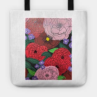 Painted Roses Tote