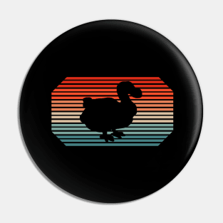 Vintage Dodo Retro Design flugunfähiger Vogel Pin