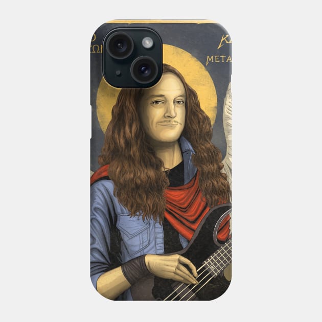 Heavy Metal Saint Phone Case by Hellustrations