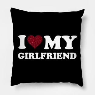 I Love My Girlfriend Gf I Heart My Girlfriend GF Funny Pillow