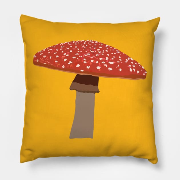 Mushroom Pillow by ElviaMontemayor