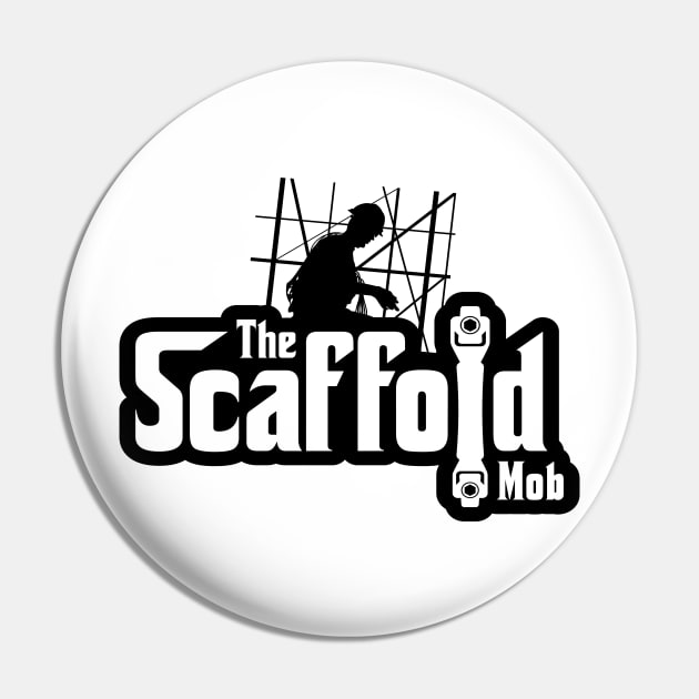 Scaffold Mob Man Logo Pin by Scaffoldmob