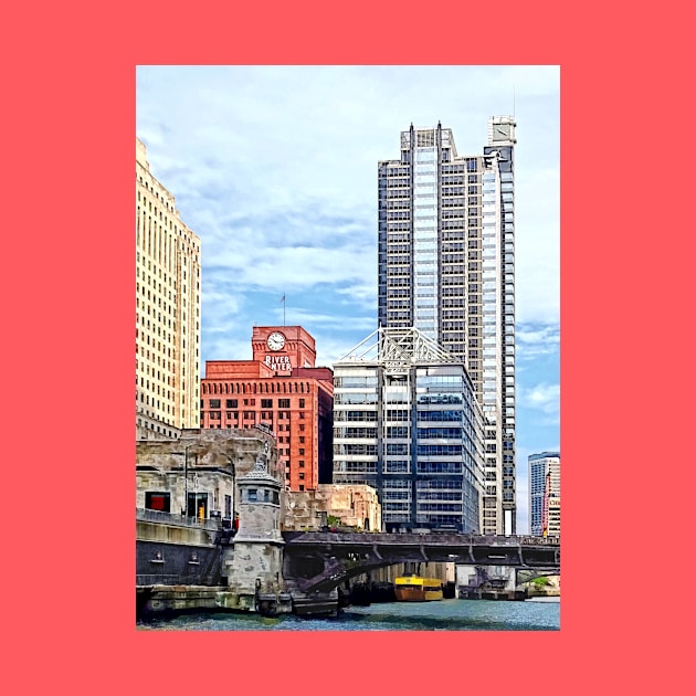 Chicago IL - Water Taxi Passing Under Lyric Opera by SusanSavad