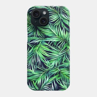 Tropical plants nature background Phone Case