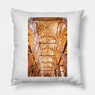 Inside the Basilica di Santa Anastasia, Verona Pillow