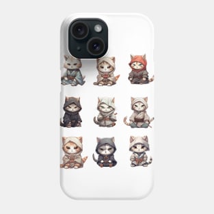 Angsty Samurai Kitten Crew Design Phone Case