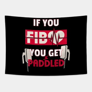 Funny Nurse Cardiac T Shirt ER ICU Doctor Paramedic Fib Tapestry