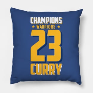 Warriorsss Basketball Champions 2023 Curry Edition Varsity Pillow