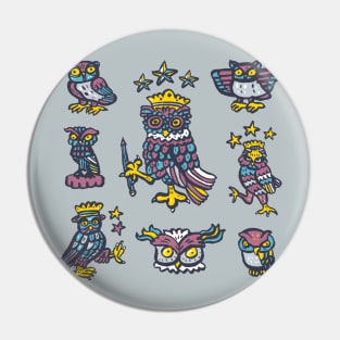 The king of owl Pin