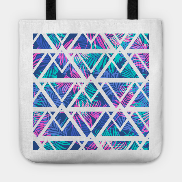 palm print beach bag