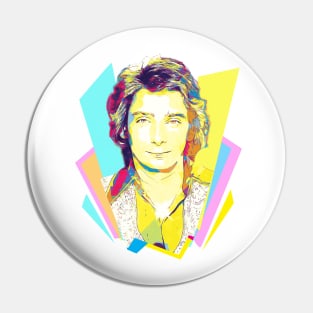 Wpap Art Barry Manilow Pin