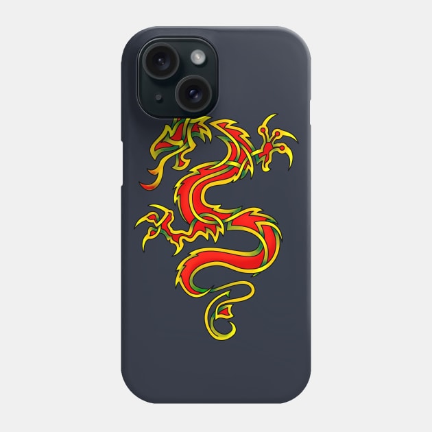 Fiery Fiend Phone Case by KnotYourWorld4