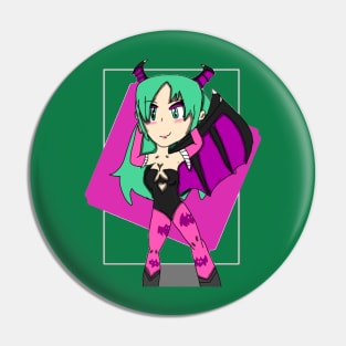 Darkstalkers Morrigan Pin