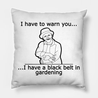 Black Belt Pillow