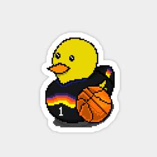 Suns Basketball Rubber Duck Magnet