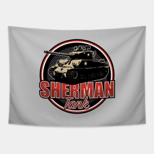 Sherman Tank Tapestry