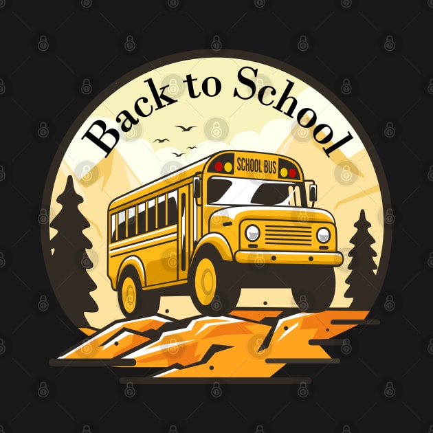 Back to school with bus yellow by creative.z