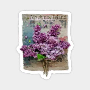 Mackinac Island Lilac Festival Magnet