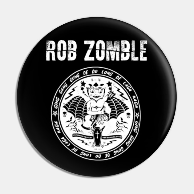 Rob Zombie Band Gift For Fans And Lovers Rob Zombie Pin Teepublic