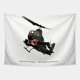 AH-1S Huey Cobra no background Tapestry