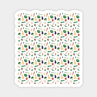 Simple Vegies Pattern Magnet