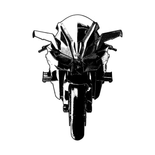 H2R Bike Front View Sketch Art T-Shirt