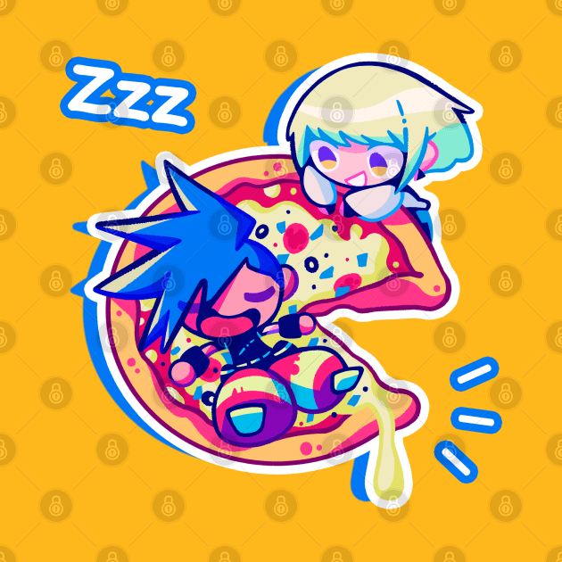 Promare pizza by OkiComa