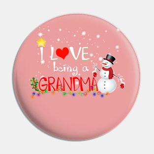 I Love Being A Grandma Pin