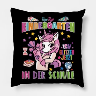 Einschulung Schulkind Einhorn Pillow